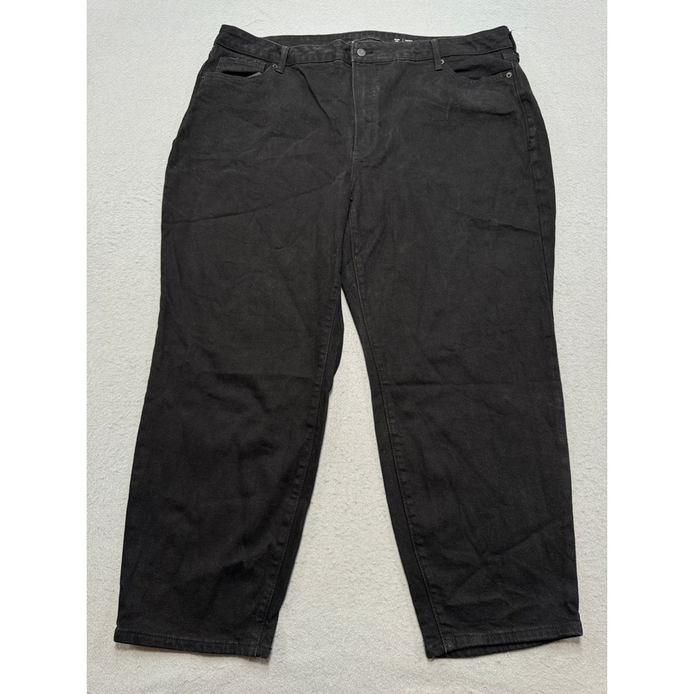Old Navy Jeans Women's 24W Black High Rise O.G. Straight Secret Smooth Pockets